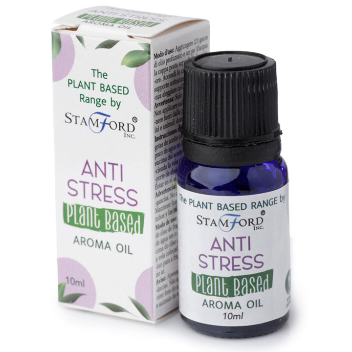 Aromaöljy Kasvipohjainen Anti Stress 10ml ryhmässä Koti & Sielu / Tunnelma & tuoksu / Tuoksuöljy @ Rawfoodshop Scandinavia AB (OILG59)