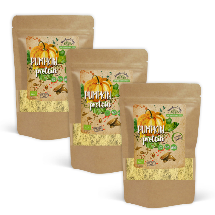 Kurpitsaproteiini LUOMU 500g x 3 pakettia ryhmässä Raaka-aineet / Terveysruoka / Proteiinijauhe @ Rawfoodshop Scandinavia AB (PUMPAPROTEIN01-SET3)