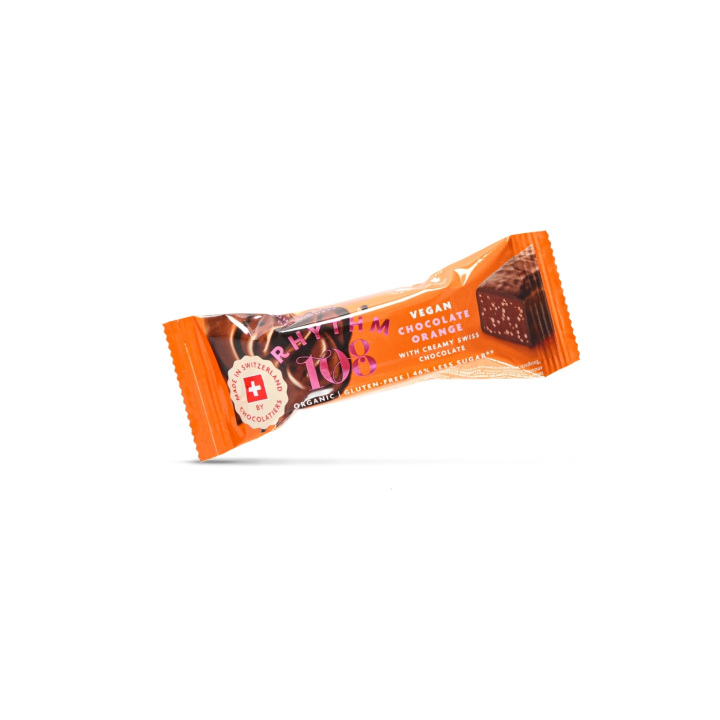 Suklaa Appelsiini Patukka LUOMU 33g ryhmässä Raaka-aineet / Karkkia & Suklaata / Suklaapatukat @ Rawfoodshop Scandinavia AB (R108CCOC01EU)