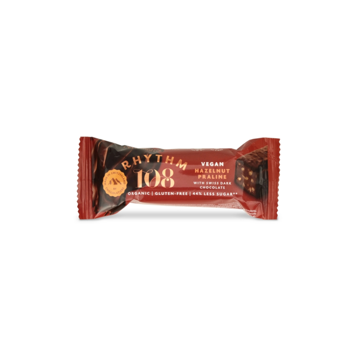 Tumma Suklaa Hasselpähkinä Praliini Patukka LUOMU 33g ryhmässä Raaka-aineet / Karkkia & Suklaata / Suklaapatukat @ Rawfoodshop Scandinavia AB (R108CCPQ01EU)