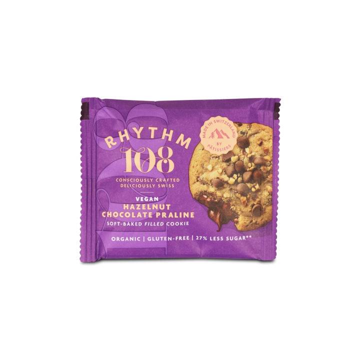 Täytetty Cookie Hasselpähkinä Suklaa Praliini LUOMU 50g ryhmässä Raaka-aineet / Ruokakomero / Keksit & Keksit @ Rawfoodshop Scandinavia AB (R108SFCHC01EU)