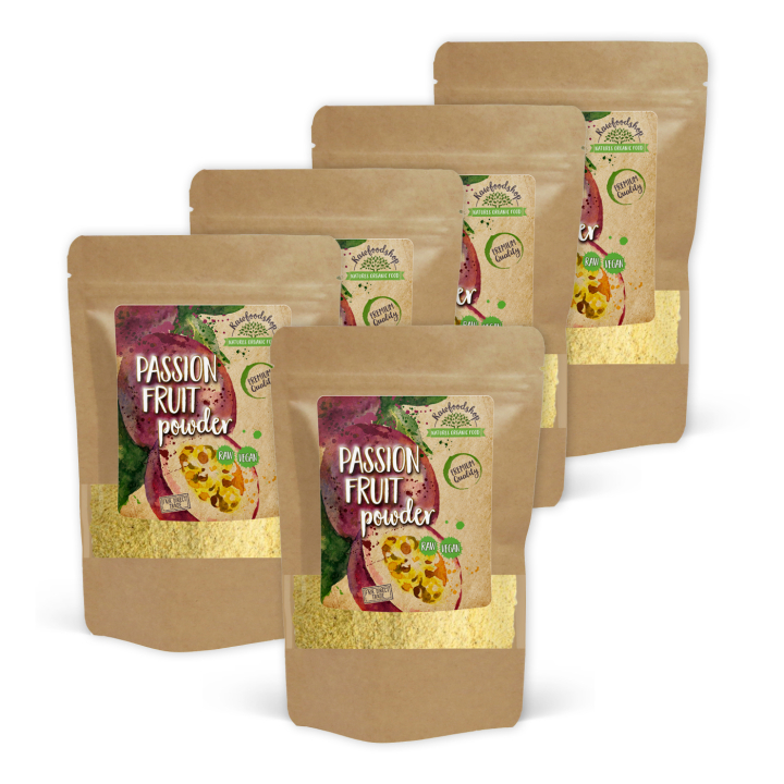 Passionhedelmäjauhe 125g x 5 pakettia ryhmässä Raaka-aineet / Hedelmät & Marjat @ Rawfoodshop Scandinavia AB (RAW00219-SET5)