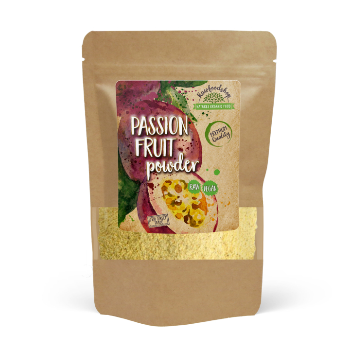 Passionhedelmäjauhe 125g ryhmässä Raaka-aineet / Hedelmät & Marjat / Hedelmäjauhe @ Rawfoodshop Scandinavia AB (RAW00219)