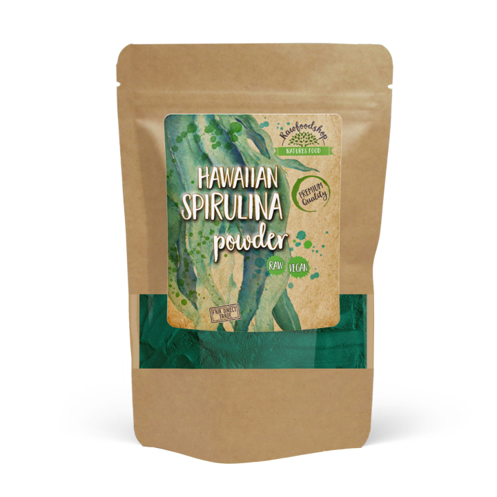 Havaijin spirulina 250g ryhmässä Raaka-aineet / Terveysruoka / Spirulinajauhe @ Rawfoodshop Scandinavia AB (RAW0035678)