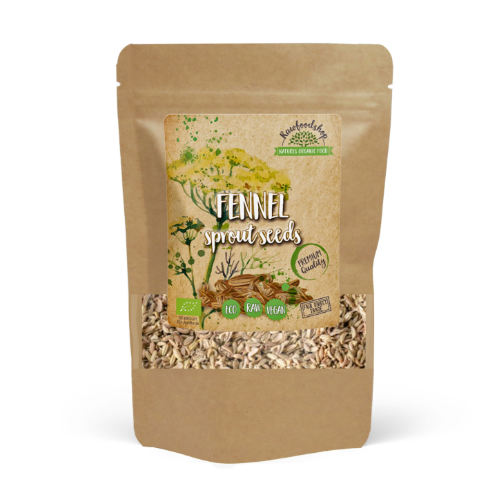 Idätettävät siemenet Fenkoli LUOMU 50g ryhmässä Raaka-aineet / Terveysruoka / Idätetyt @ Rawfoodshop Scandinavia AB (RAW006743)