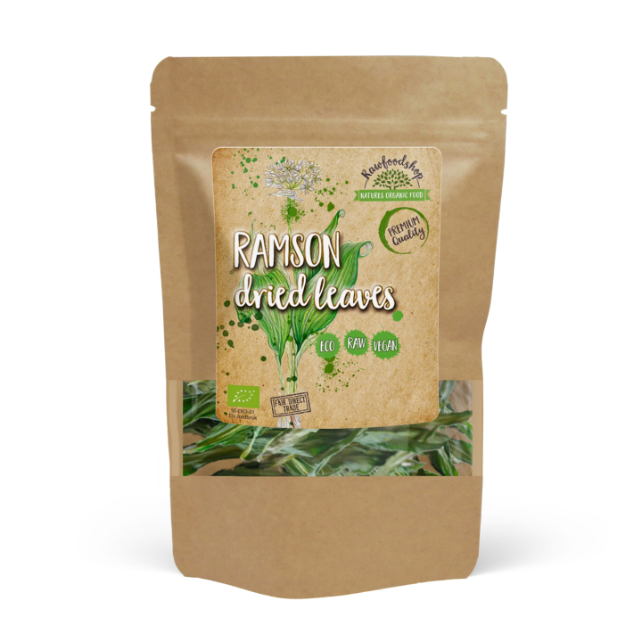 Luomu karhunlaukka 50g ryhmässä Raaka-aineet / Ruokakomero / Mausteet @ Rawfoodshop Scandinavia AB (RAW027)