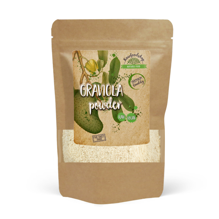 Graviola-jauhe 125g ryhmässä Raaka-aineet / Hedelmät & Marjat / Hedelmäjauhe @ Rawfoodshop Scandinavia AB (RAW053)