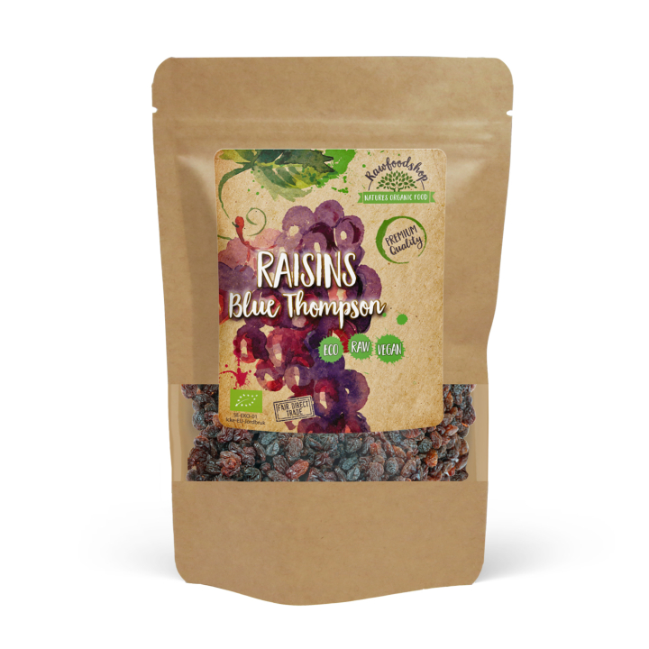 Rusinat Blue Thompson RAW LUOMU 1kg ryhmässä Raaka-aineet / Hedelmät & Marjat / Rusina @ Rawfoodshop Scandinavia AB (RAW799791)