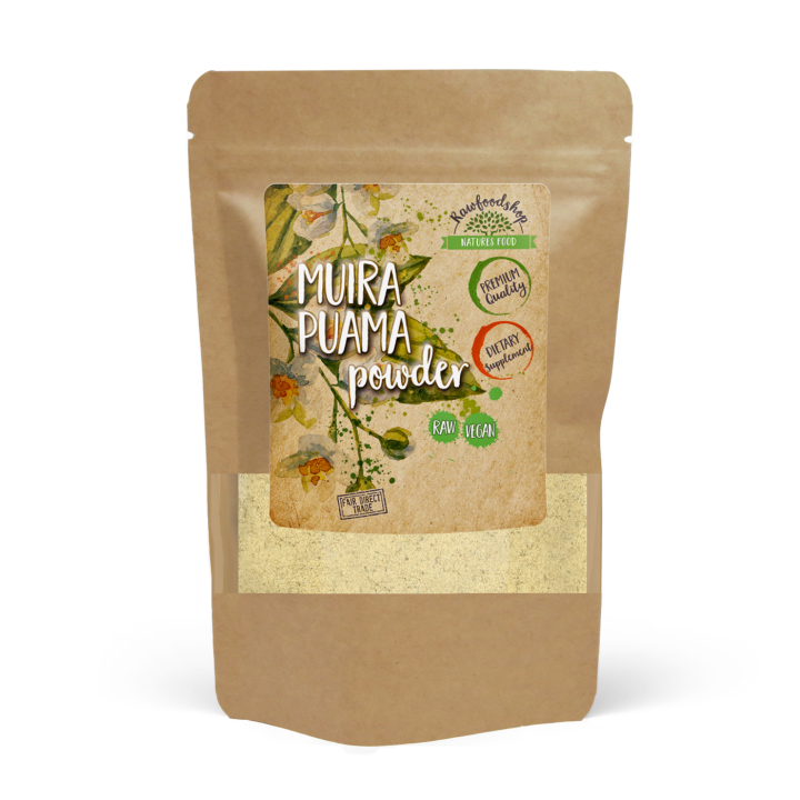 Muira Puama Jauhe 250g ryhmässä Ravintolisät / Yrtit ja Kasvit / Yrtit @ Rawfoodshop Scandinavia AB (RAW89-250)