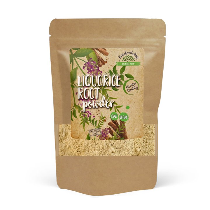 Lakritsijauhe 125g ryhmässä Raaka-aineet / Leipominen / Ainesosat Muut @ Rawfoodshop Scandinavia AB (RAW9196)