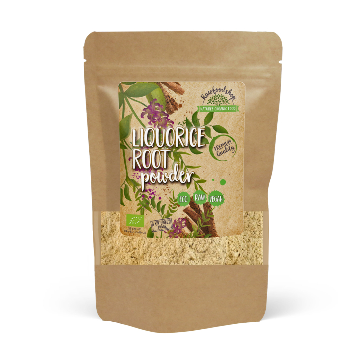 Lakritsijauhe LUOMU 125g ryhmässä Raaka-aineet / Leipominen / Ainesosat Muut @ Rawfoodshop Scandinavia AB (RAW9196EKO)