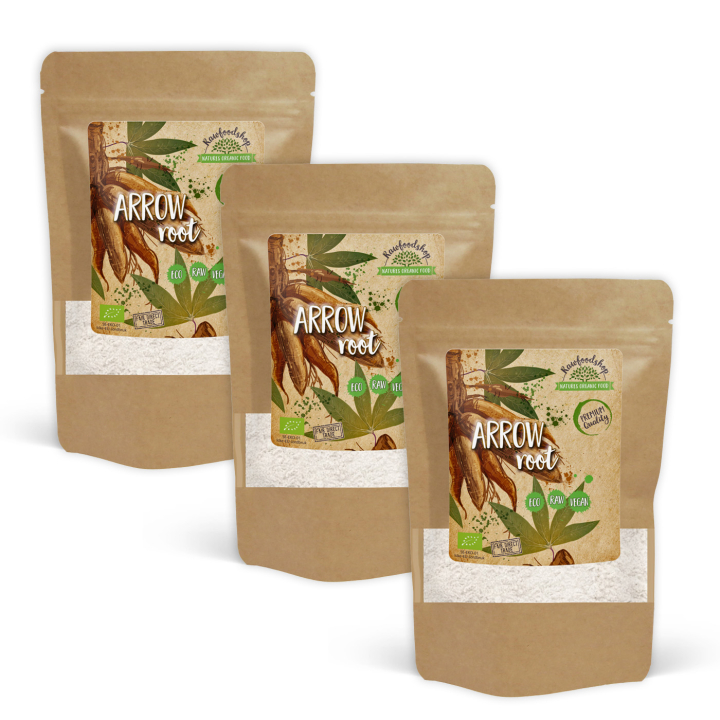 Nuolijuuri jauhe LUOMU 50g x 3 pakettia ryhmässä Raaka-aineet / Leipominen / Ainesosat Muut @ Rawfoodshop Scandinavia AB (RAW9365-SET3)