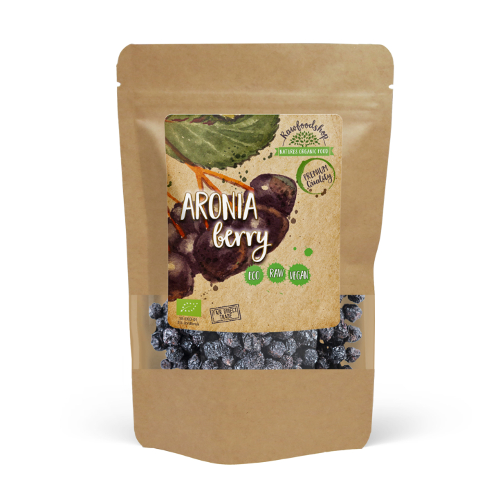 Aronianmarjat LUOMU 100g ryhmässä Raaka-aineet / Hedelmät & Marjat @ Rawfoodshop Scandinavia AB (RAW9456)