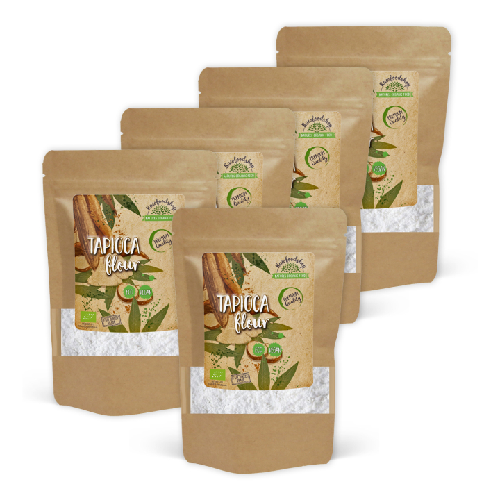 Tapiokajauho LUOMU 500g x 5 pakettia ryhmässä OUTLET 20-80% / Leivonta 20-70% / Leivonta 50% @ Rawfoodshop Scandinavia AB (RAW968698-SET5)