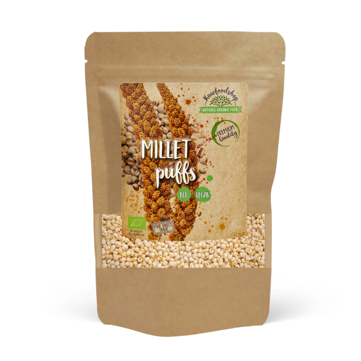 Hirssipallot LUOMU 200g ryhmässä OUTLET 20-80% / Leivonta 20-60% / Leivonta 30% @ Rawfoodshop Scandinavia AB (RAW98890907)