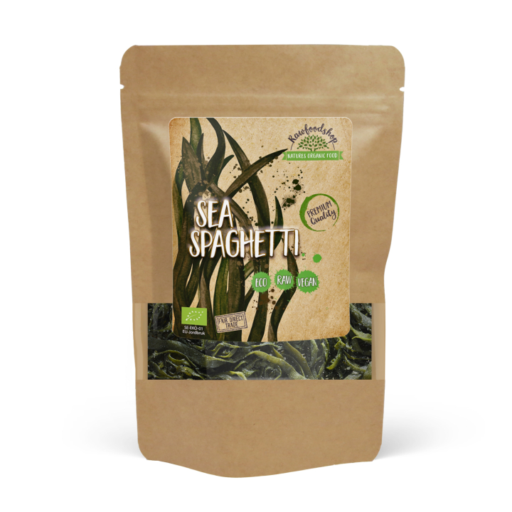Merileväspagetti LUOMU 125g ryhmässä Raaka-aineet / Terveysruoka / Levät & Merilevät @ Rawfoodshop Scandinavia AB (RAWALG001)