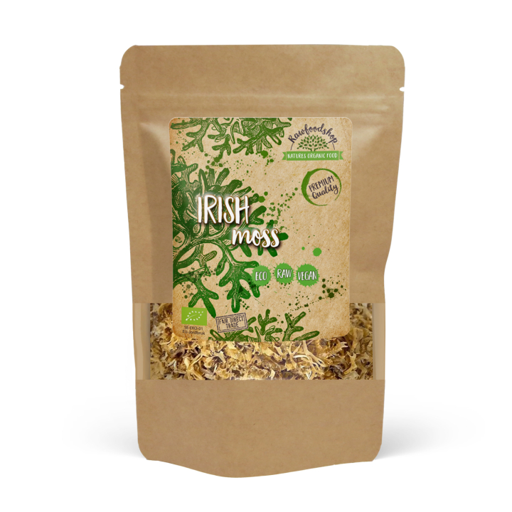 Irish Moss LUOMU 250g ryhmässä Raaka-aineet / Terveysruoka / Levät & Merilevät @ Rawfoodshop Scandinavia AB (RAWALG004-250)