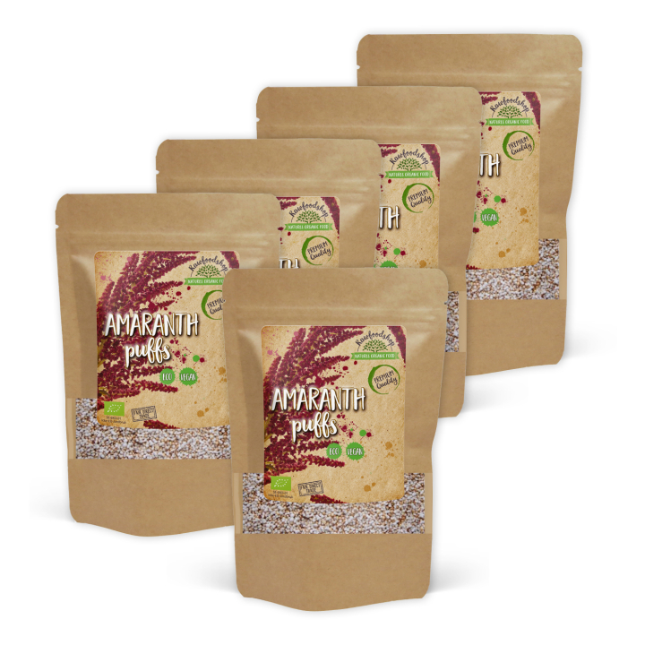 Amaranttipuffit LUOMU 200g x 5 pakettia ryhmässä Raaka-aineet / Leipominen / Viljat & Hiutaleet @ Rawfoodshop Scandinavia AB (RAWAMA001-SET5)