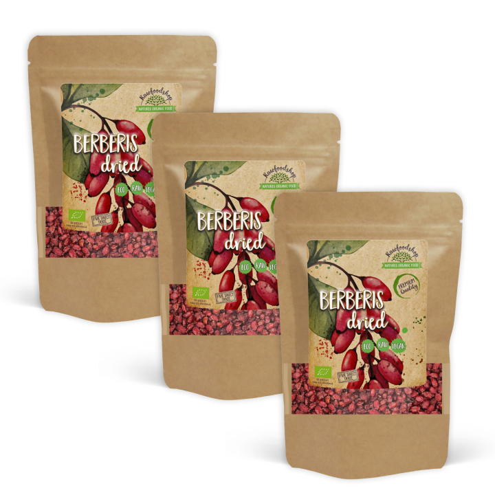 Berberis LUOMU 100g x 3 pakettia ryhmässä Raaka-aineet / Hedelmät & Marjat / Muu Hedelmä ja Marjat @ Rawfoodshop Scandinavia AB (RAWFRU0010-SET3)
