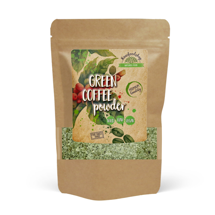 Vihreä Kahvijauhe LUOMU 125g ryhmässä Raaka-aineet / Juomat / Kahvi @ Rawfoodshop Scandinavia AB (RAWFRUP004)