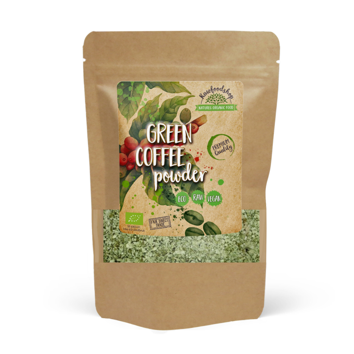 Vihreä Kahvijauhe LUOMU 125g ryhmässä Raaka-aineet / Juomat / Kahvi @ Rawfoodshop Scandinavia AB (RAWFRUP004)