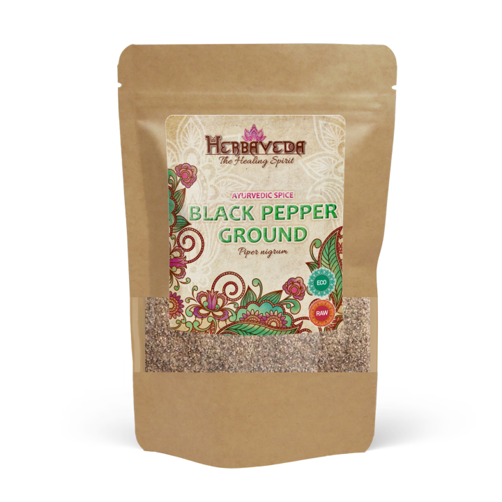 Mustapippuri Jauhettu LUOMU 50g ryhmässä Raaka-aineet / Ruokakomero / Mausteet @ Rawfoodshop Scandinavia AB (RAWKRY008)