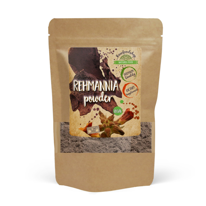 Rehmannia-jauhe 125g ryhmässä Ravintolisät / Yrtit ja Kasvit / Yrtit @ Rawfoodshop Scandinavia AB (RAWORT002)