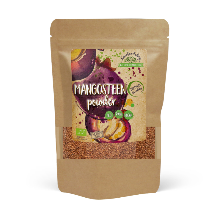 Mangostaanijauhe LUOMU 125g ryhmässä Raaka-aineet / Hedelmät & Marjat / Hedelmäjauhe @ Rawfoodshop Scandinavia AB (RAWPFRUP003)