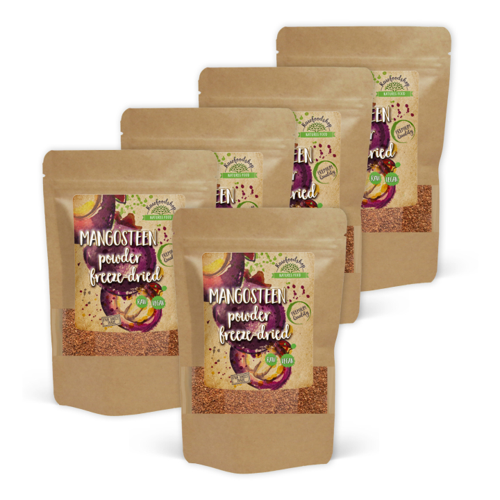 Mangostaanijauhe Pakastekuivattu 125g x 5 pakettia ryhmässä Raaka-aineet / Hedelmät & Marjat / Hedelmäjauhe @ Rawfoodshop Scandinavia AB (RAWPFRUP003VILD-SET5)