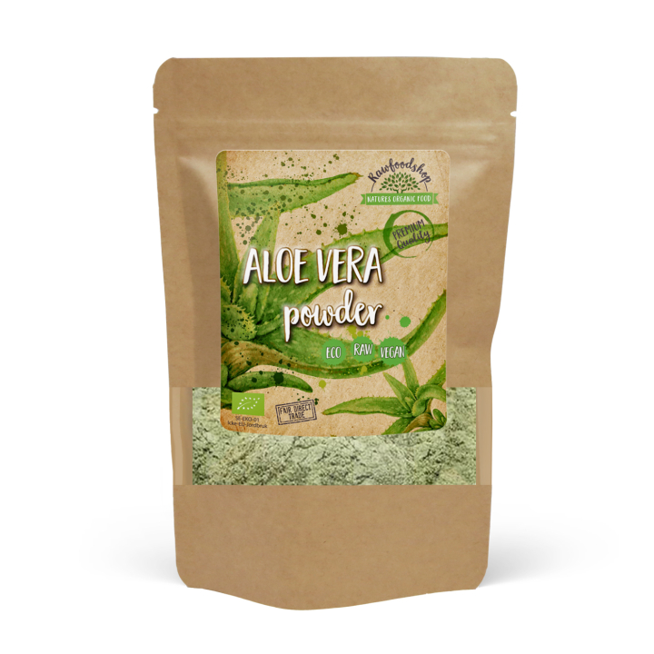 Aloe Vera Jauhe LUOMU 100g ryhmässä Raaka-aineet / Terveysruoka / Vihreät Jauheet @ Rawfoodshop Scandinavia AB (RAWPUL0033)