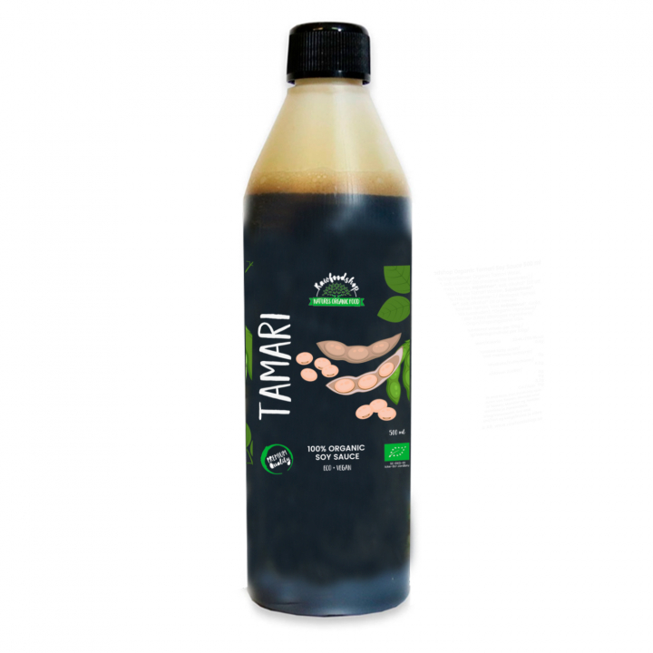 Tamari LUOMU 500 ml ryhmässä Raaka-aineet / Ruokakomero / Mauste / Soija & Kastike @ Rawfoodshop Scandinavia AB (RAWSAS001)