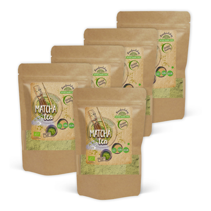 Matcha Tee EKO 125g x 5 pakettia ryhmässä Raaka-aineet / Terveysruoka / Matcha @ Rawfoodshop Scandinavia AB (RAWTE001-SET5)
