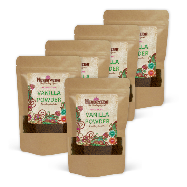 Vaniljajauhe LUOMU 10g x 5 pakettia ryhmässä Raaka-aineet / Ruokakomero / Mausteet & Suola @ Rawfoodshop Scandinavia AB (RBAK100901E-SET5)