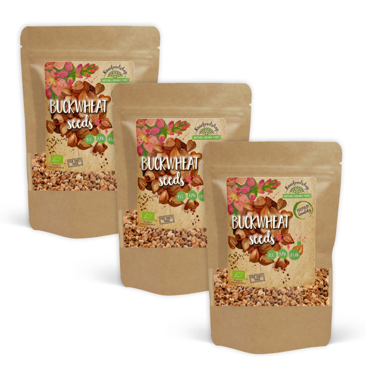 Tattari LUOMU 500g x 3 pakettia ryhmässä Raaka-aineet / Terveysruoka / Siemenet @ Rawfoodshop Scandinavia AB (RBON500048E-SET3)