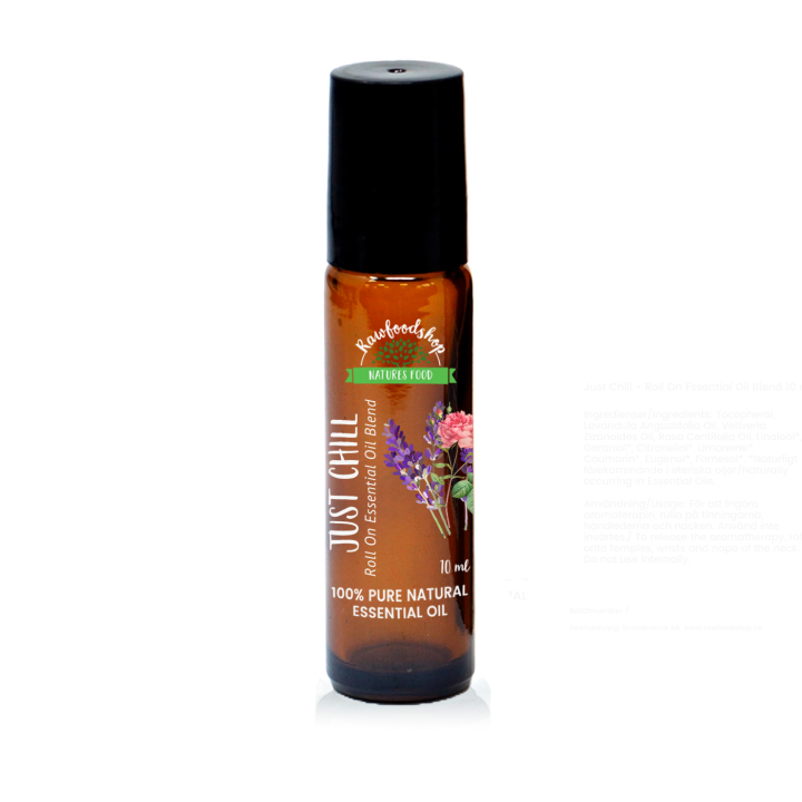 Just Chill Essential Oil Blend Roll On 10ml ryhmässä Iho & Vartalo / Vartalo / Roll on @ Rawfoodshop Scandinavia AB (REBIUL-07)