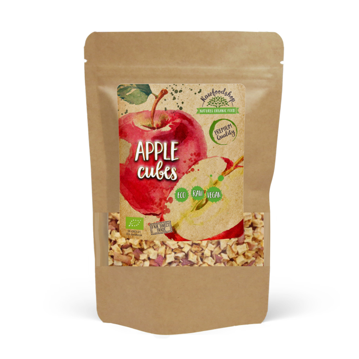 Omenakuutiot LUOMU 100g ryhmässä Raaka-aineet / Hedelmät & Marjat / Omena @ Rawfoodshop Scandinavia AB (RFRU100271E)