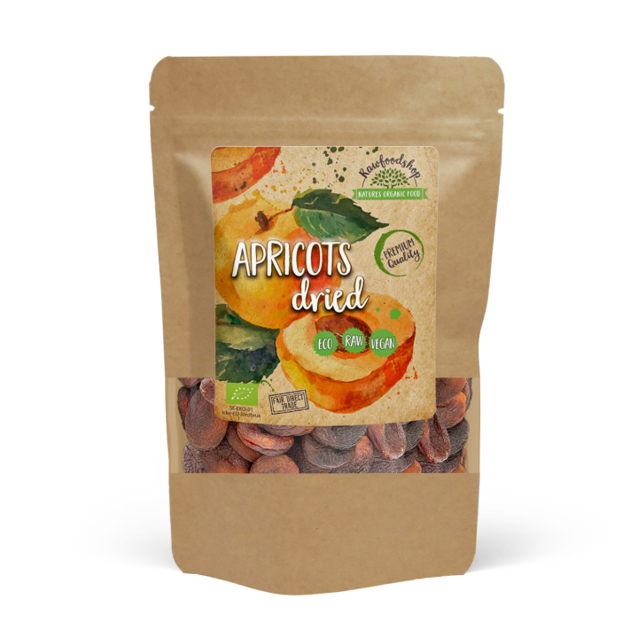 Aprikoosit LUOMU 500g ryhmässä Raaka-aineet / Hedelmät & Marjat / Aprikoosi @ Rawfoodshop Scandinavia AB (RFRU500350E)