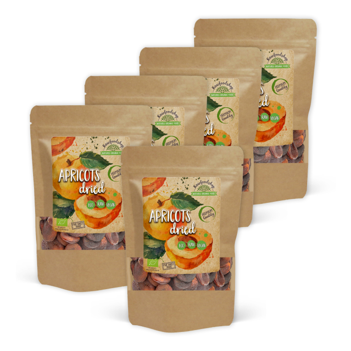 Aprikoosit LUOMU 1kg x 5 pakettia ryhmässä Raaka-aineet / Hedelmät & Marjat / Aprikoosi @ Rawfoodshop Scandinavia AB (RFRU500350E1-SET5)