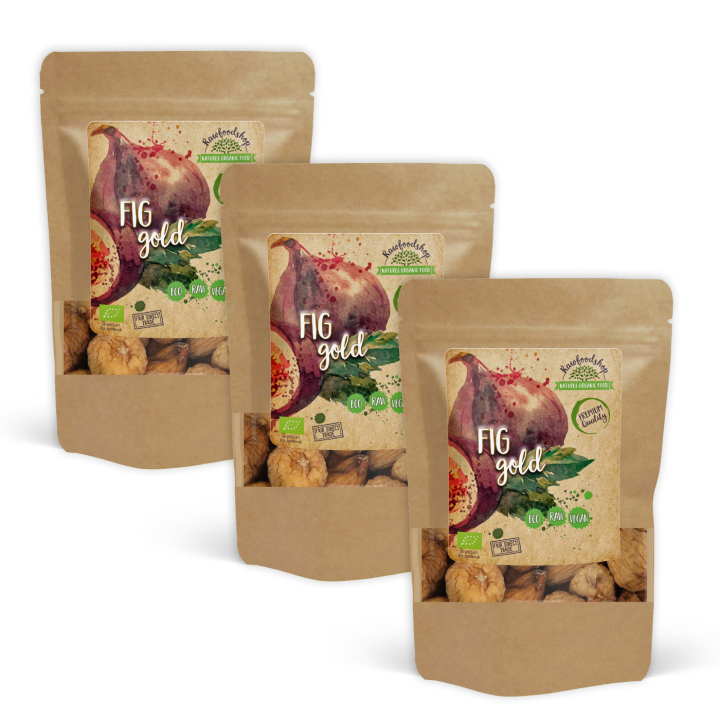 Viikunat Gold LUOMU 1kg x 3 pakettia ryhmässä Raaka-aineet / Hedelmät & Marjat / Viikuna @ Rawfoodshop Scandinavia AB (RFRU500359E-SET3)