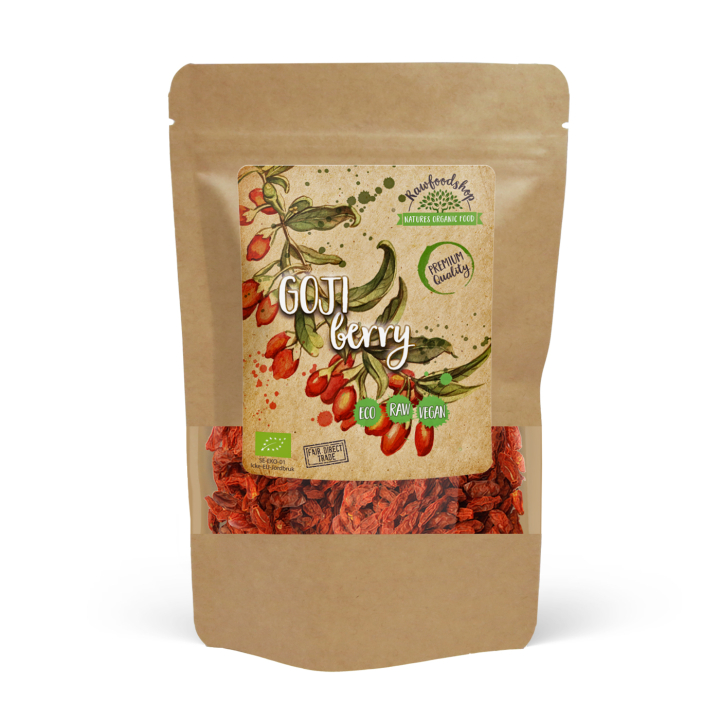Gojimarjat LUOMU 500g ryhmässä Raaka-aineet / Hedelmät & Marjat / Goji-marjat @ Rawfoodshop Scandinavia AB (RFRU500364E)