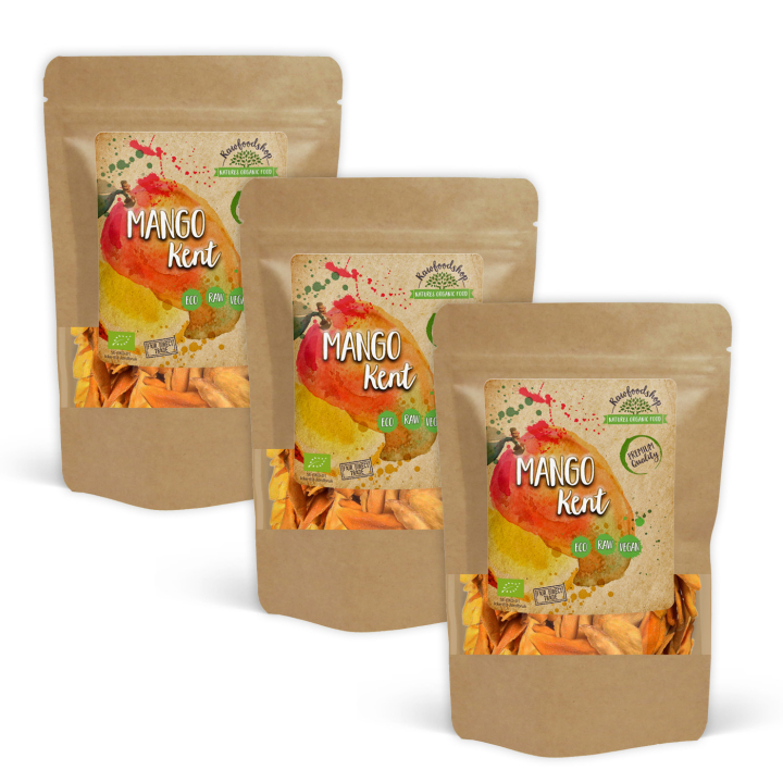 Mango LUOMU 500g x 3 pakettia ryhmässä Raaka-aineet / Hedelmät & Marjat / Mango @ Rawfoodshop Scandinavia AB (RFRU500375E-SET3)