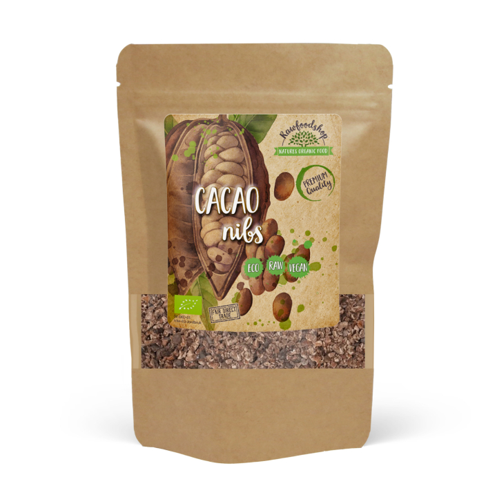 Kaakaonibs LUOMU 125g ryhmässä Raaka-aineet / Leipominen / Kaakaotuotteet @ Rawfoodshop Scandinavia AB (RKAK100404E)