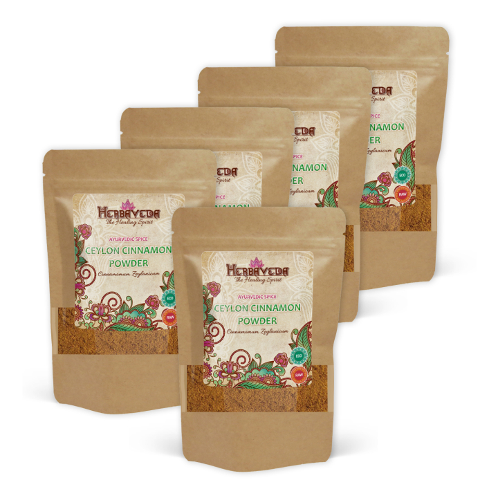 Ceylon kanelijauhe EKO 100g x 5 pakettia ryhmässä Raaka-aineet / Ruokakomero / Mausteet / Kaneli @ Rawfoodshop Scandinavia AB (RKRY100216E-SET5)