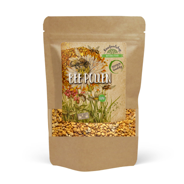 Mehiläisen siitepöly 500g ryhmässä Raaka-aineet / Leipominen / Sokerointi @ Rawfoodshop Scandinavia AB (ROVR500039E)