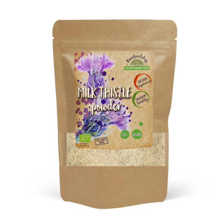 Milk Thistle Jauhe LUOMU 125g ryhmässä Ravintolisät / Yrtit ja Kasvit / Yrtit @ Rawfoodshop Scandinavia AB (RPUL100255E-2)