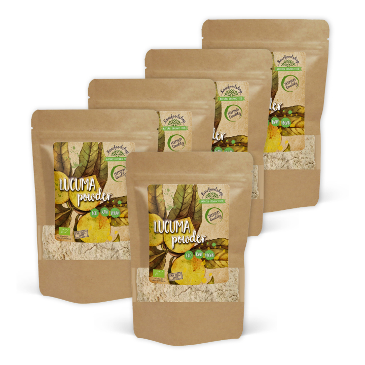 Lucuma-jauhe LUOMU 125g x 5 pakettia ryhmässä Raaka-aineet / Leipominen / Sokerointi @ Rawfoodshop Scandinavia AB (RPUL100423E-SET5)