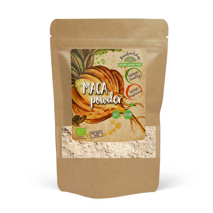 Maca-jauhe LUOMU 125g ryhmässä Ravintolisät / Yrtit ja Kasvit / Maca & Ginseng @ Rawfoodshop Scandinavia AB (RPUL100427E)