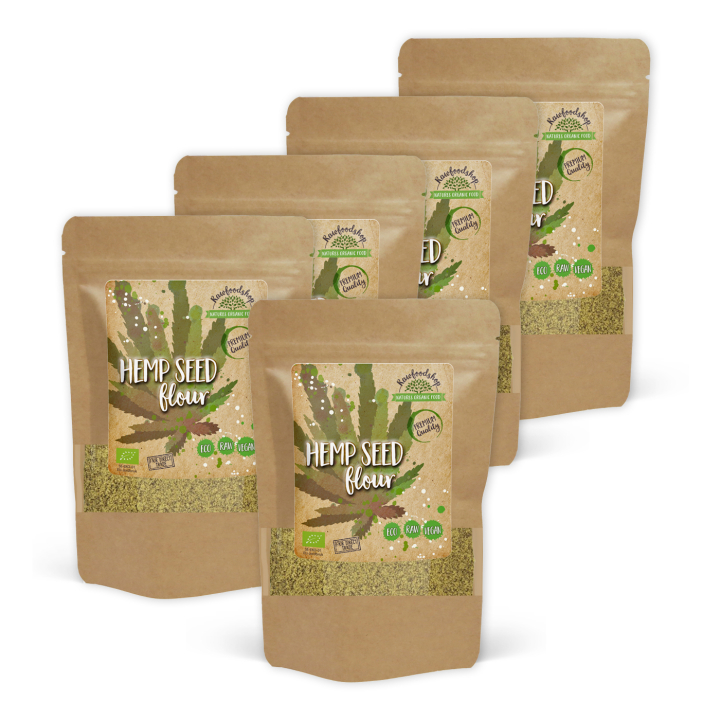 Hampunsiemenjauho LUOMU 250g x 5 pakettia ryhmässä Raaka-aineet / Leipominen / Jauhot @ Rawfoodshop Scandinavia AB (RPUL2503008L-SET5)