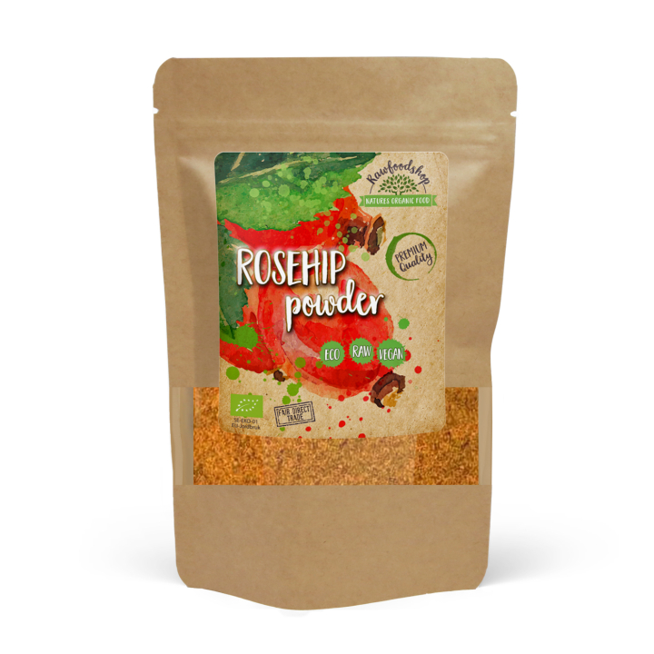 Ruusunmarjajauhe LUOMU 1kg ryhmässä Raaka-aineet / Hedelmät & Marjat / Ruusunmarja @ Rawfoodshop Scandinavia AB (RPUL250444E1000)