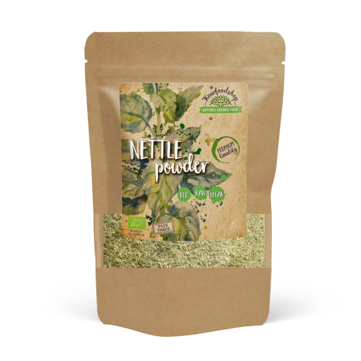 Nokkonen jauhe LUOMU 500g ryhmässä Raaka-aineet / Terveysruoka / Vihreät Jauheet @ Rawfoodshop Scandinavia AB (RPUL250445E)